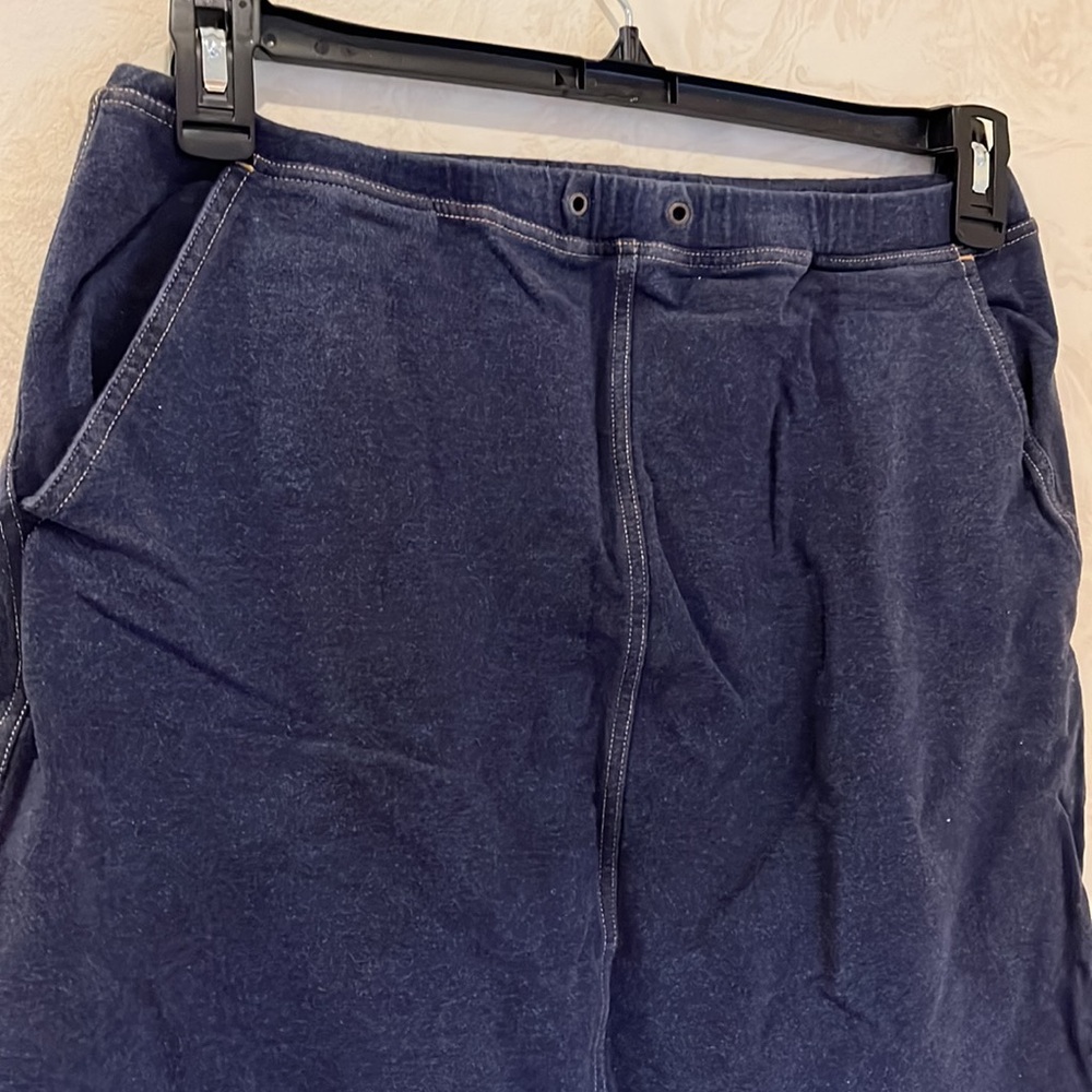 Eddie Bauer Cotton Denim-Style Mini Skirt Size L - Picture 2 of 6